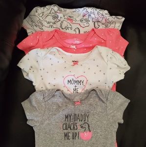 Toddler girl onesie bundle